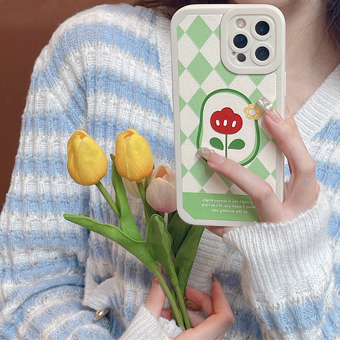 Argyle Flower iPhone Case