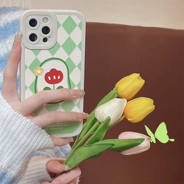 Argyle Flower iPhone Case