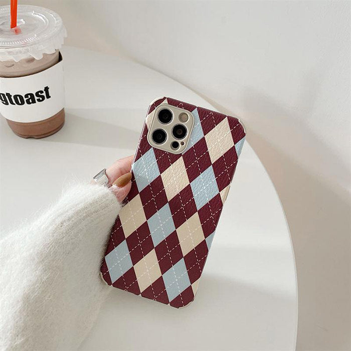 Argyle Pattern iPhone Case