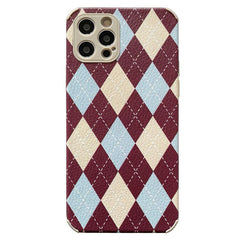 Argyle Pattern iPhone Case