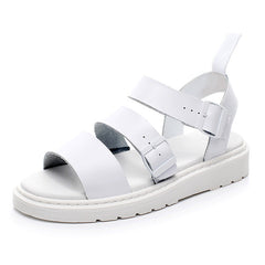 Asphalt Flat Sandals