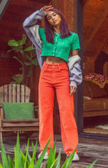 Beth Knit Polo Green