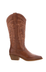 Ottile Tan Cowboy Boots