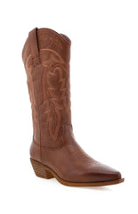 Ottile Tan Cowboy Boots