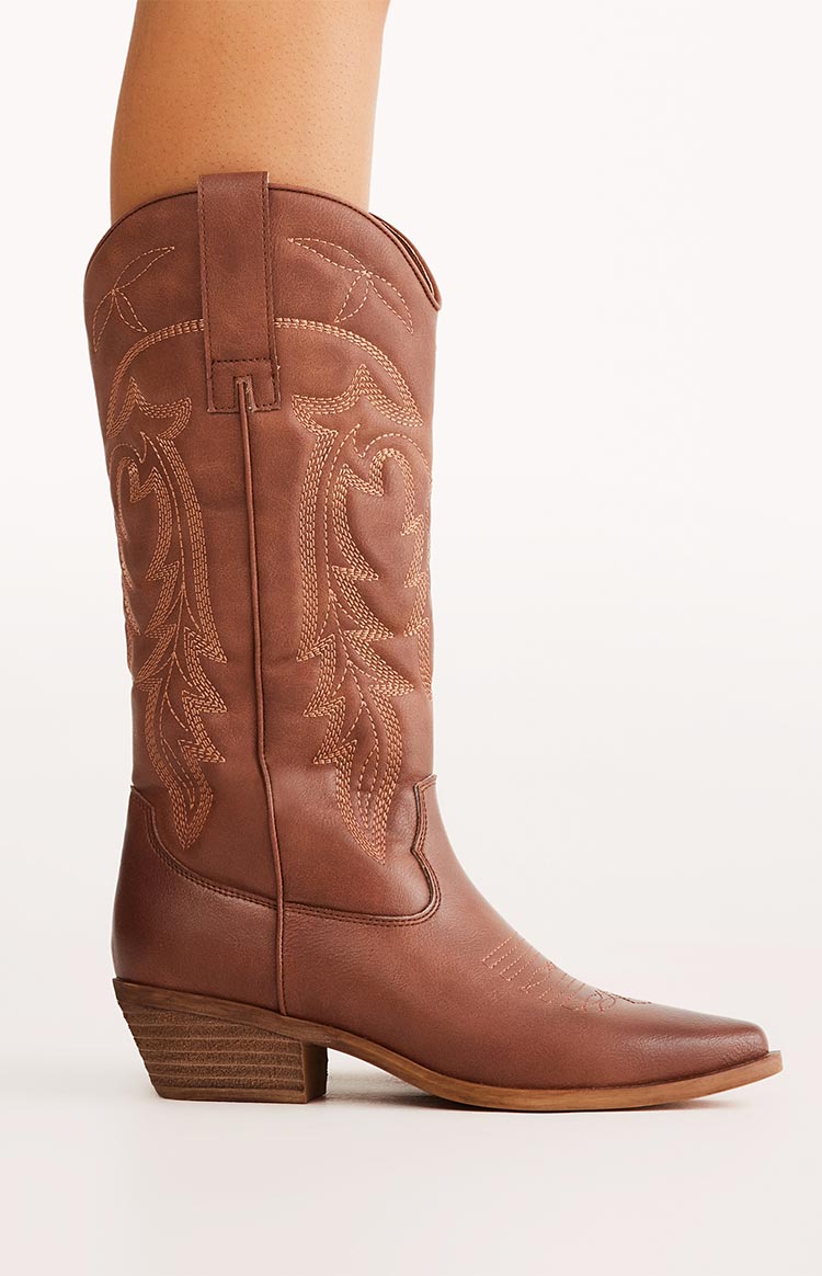 Ottile Tan Cowboy Boots