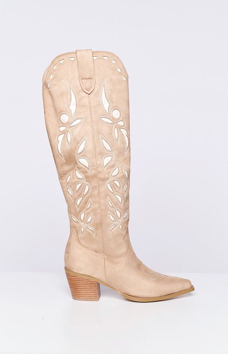 Billini Della Taupe Cowboy Boots