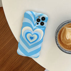 Baby Blue Heart iPhone Case