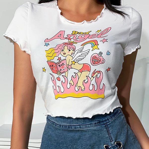 Bad Angel Crop Top