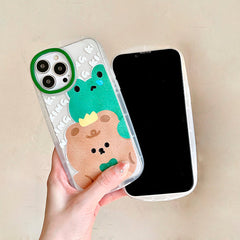 Bear & Frog iPhone Case