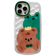 Bear & Frog iPhone Case