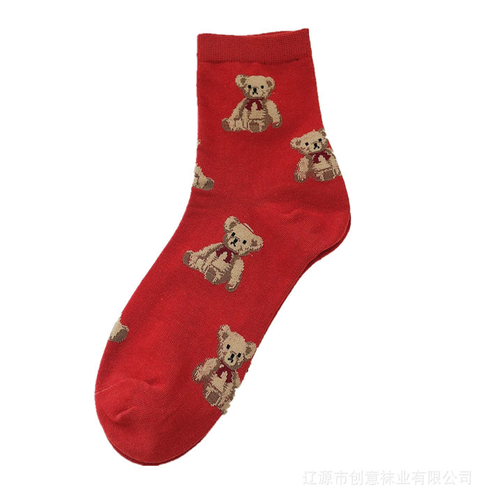 Bear Pattern Socks