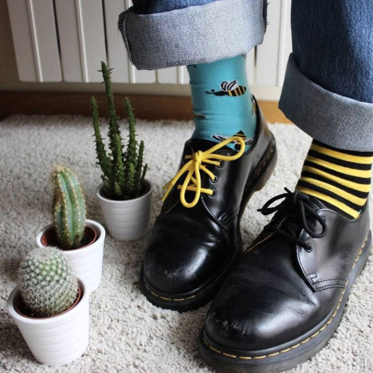 Bee Mismatched Socks