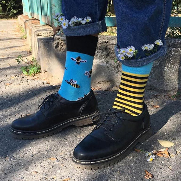 Bee Mismatched Socks