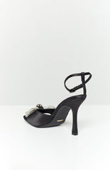 Billini Elarni Black Satin Heel