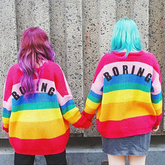 Boring Rainbow Cardigan