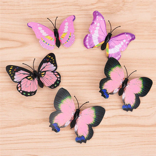 Butterfly Hair Clips Set