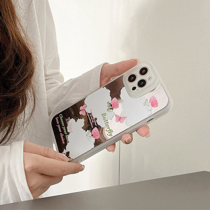 Butterfly Mirror iPhone Case