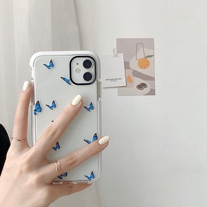 Butterfly Transparent iPhone Case