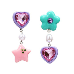 Candy Heart Drop Earrings