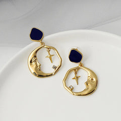 Celestial Lover Moon Earrings