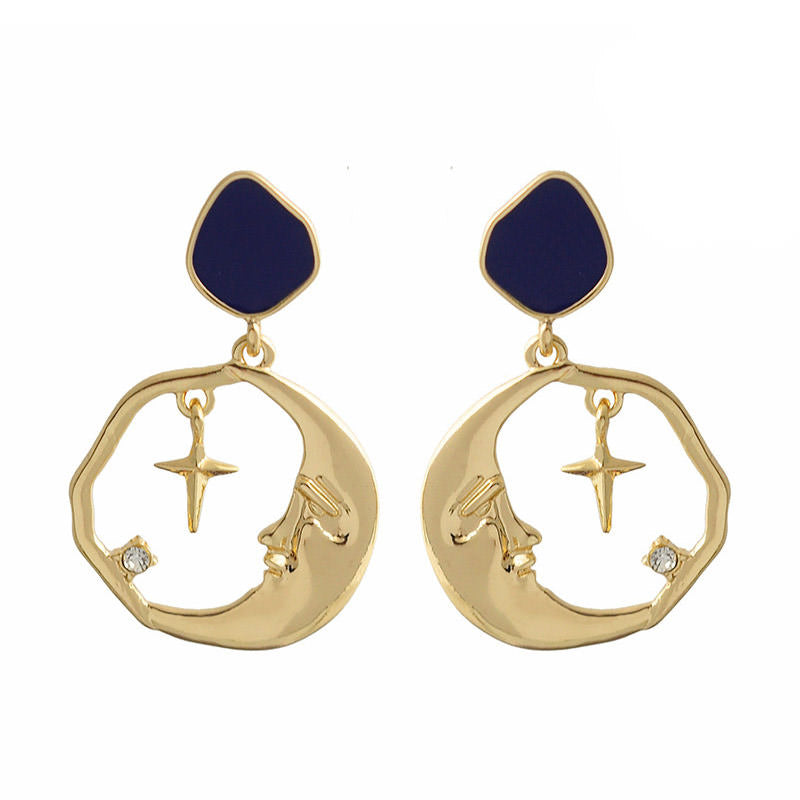 Celestial Lover Moon Earrings