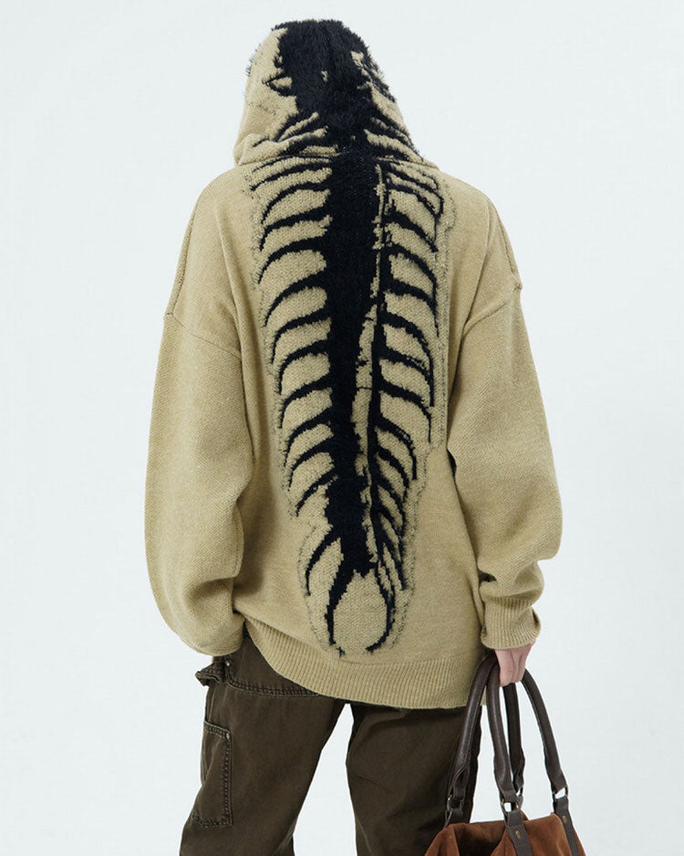 Centipede Knit Hoodie