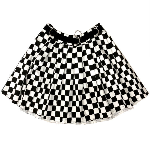 Checkered Mini Skirt