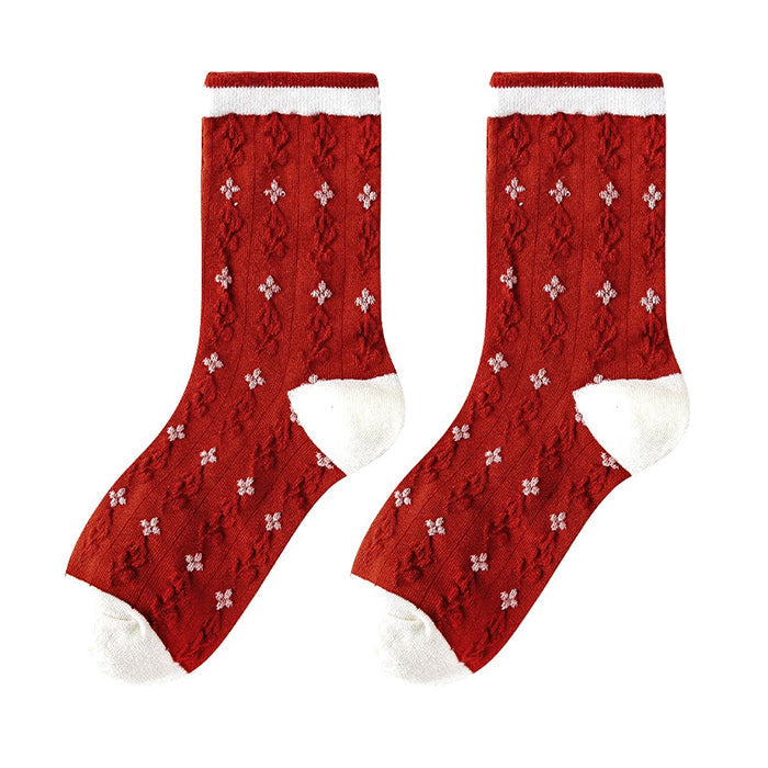 Christmas Red Socks