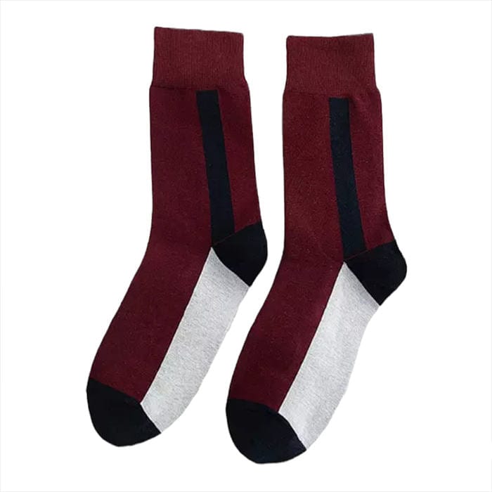 Color Block Crew Socks