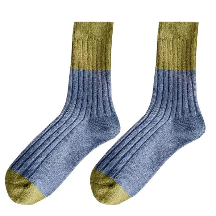 Color Block Warm Socks