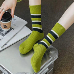 Come As You Are Striped Pack Socks