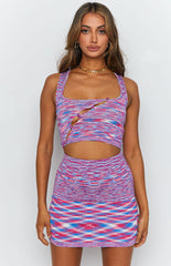 Congress Knit Top Multi