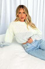Cosy Green Cropped Sweater