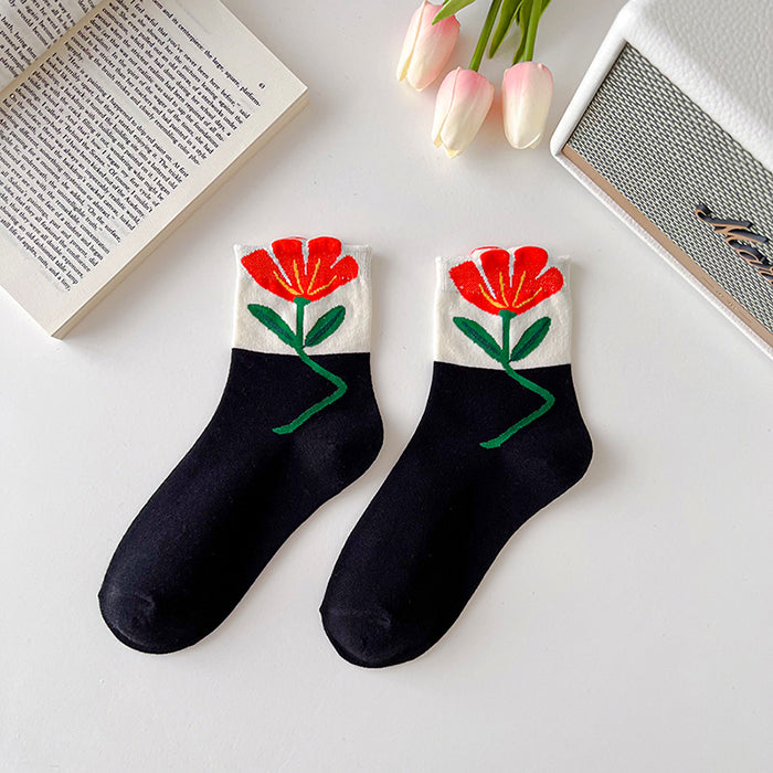 Cottage Dreams Floral Socks