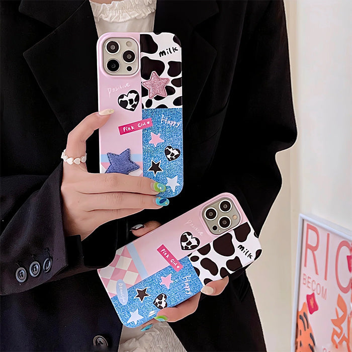 Cow Print Aesthetic iPhone Case