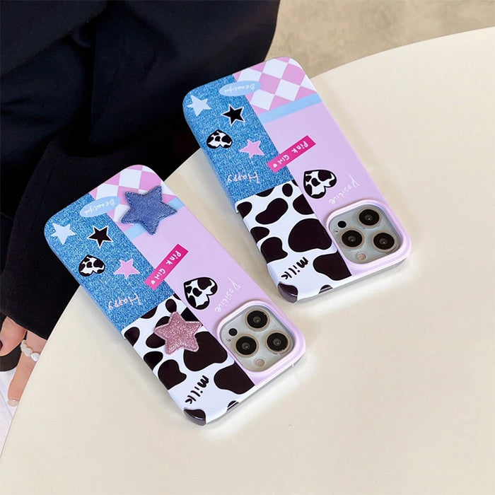 Cow Print Aesthetic iPhone Case