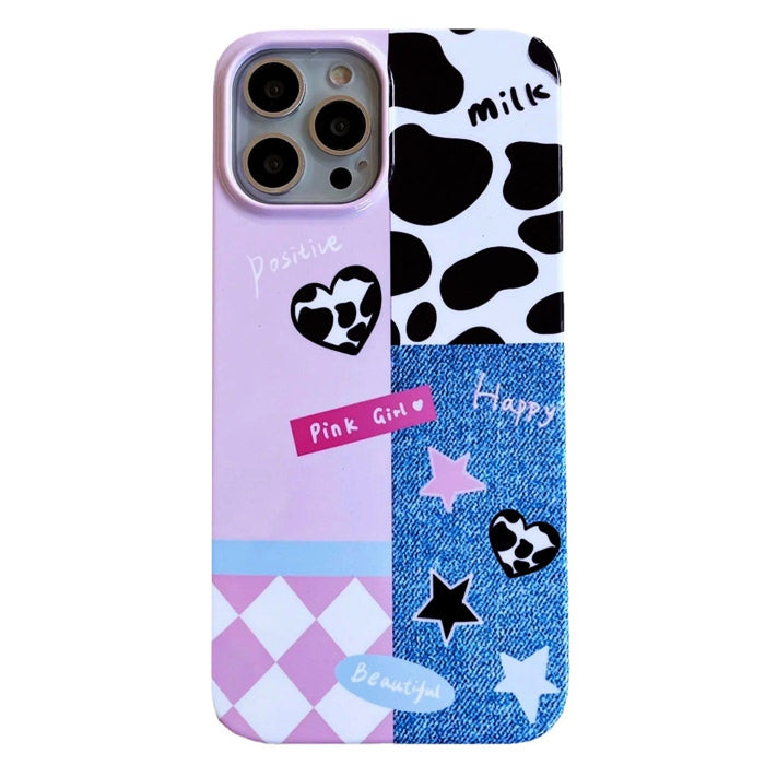 Cow Print Aesthetic iPhone Case