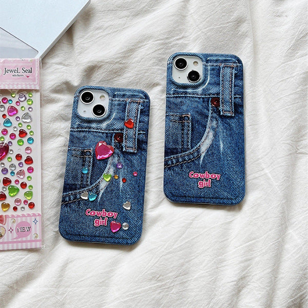 Cowboy Girl Aesthetic iPhone Case