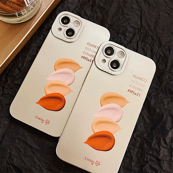 Cream Colors iPhone Case