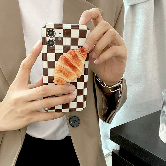 Croissant Checker iPhone Case