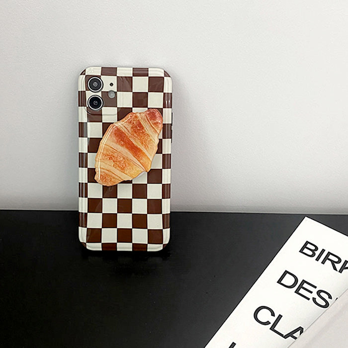 Croissant Checker iPhone Case