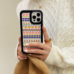 Cute Embroidery iPhone Case