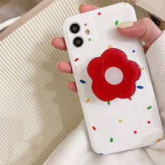 Cute Flower Holder iPhone Case