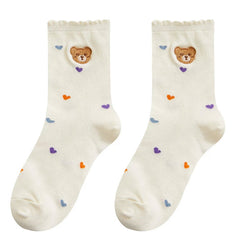 Cutie Embroidered Socks