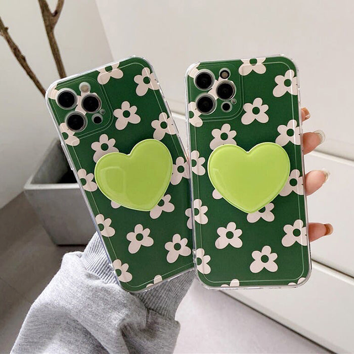 Daisies Green iPhone Case