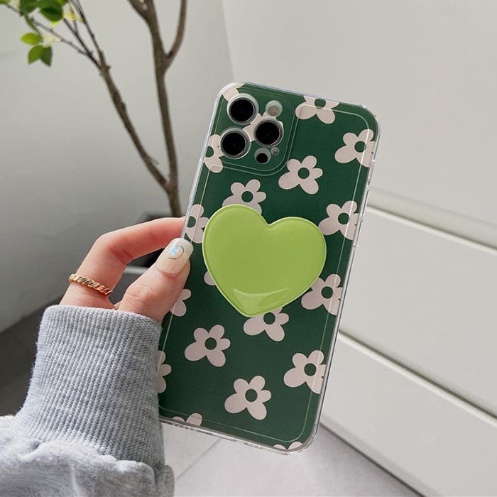 Daisies Green iPhone Case