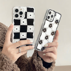 Daisies Plaid iPhone Case