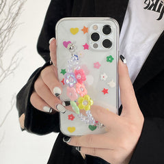 Daisy Beaded Chain iPhone Case