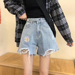 Daisy Denim Shorts