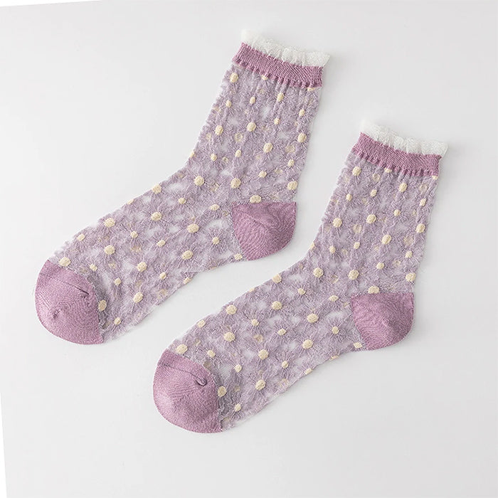 Daisy Frilly Socks